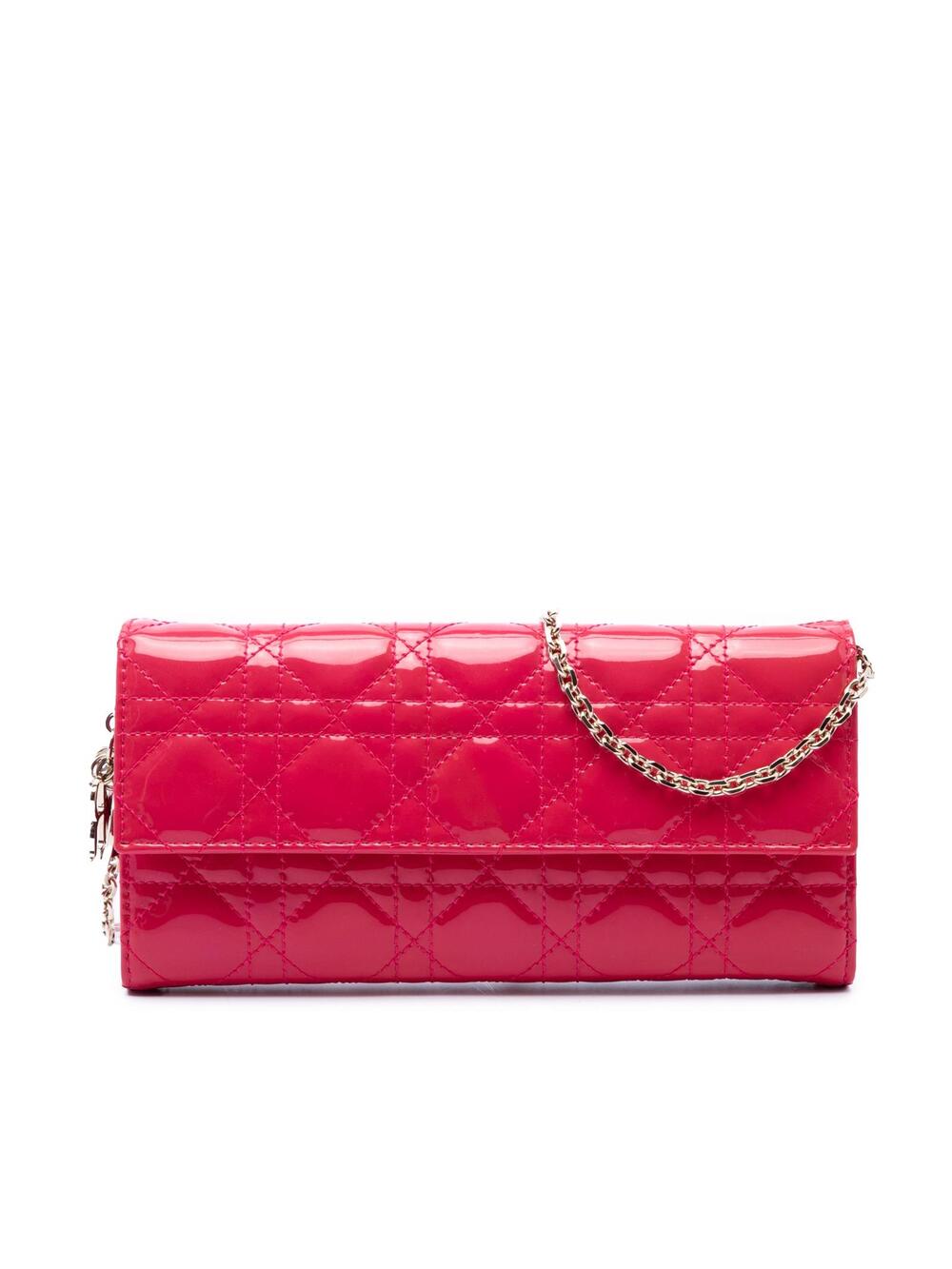Dior Patent Cannage Lady Wallet On #359718D83B